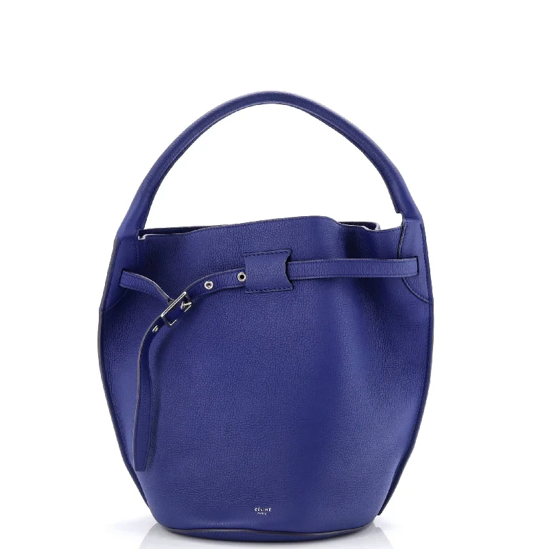 Color - blocked bucket bag with bold and bright hues for a statement pieceBig Bag Bucket Leather