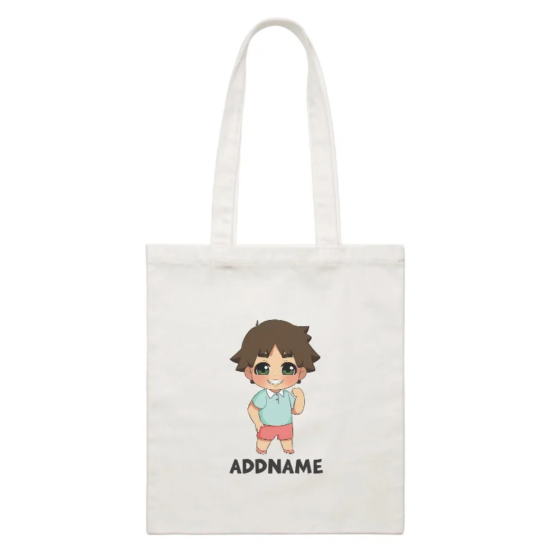 Canvas camera bag with a padded interior and adjustable dividersChildren's Day Gift Series Little Boy Addname  Canvas Bag