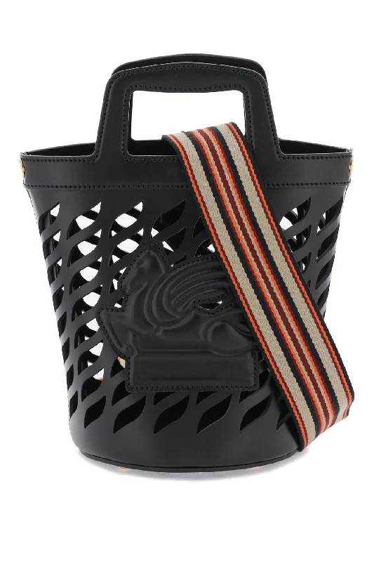 Bucket bag with multiple compartments and pockets for organizationEtro Coffa Bucket Bag