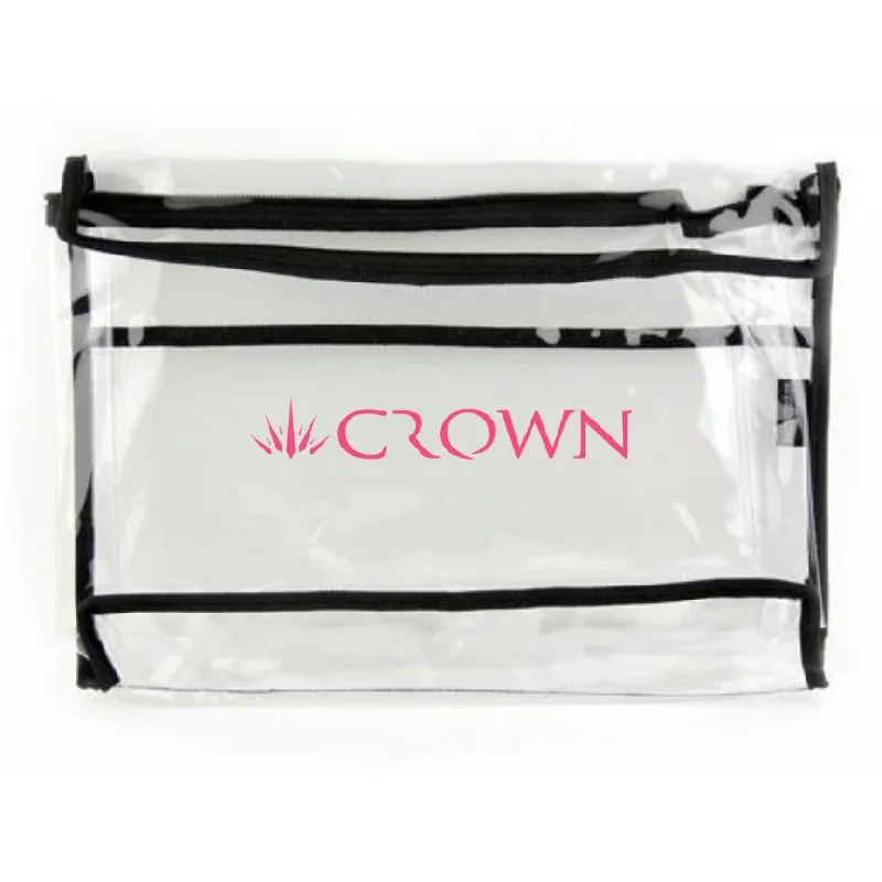 Makeup bag with a detachable pouch for easy sorting of itemsLarge Clear Cosmetic Bag