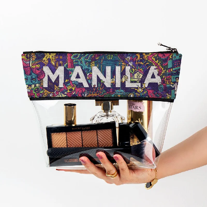 Faux fur makeup bag with a fluffy exterior for a winter aestheticlimpid Makeup Case Manila