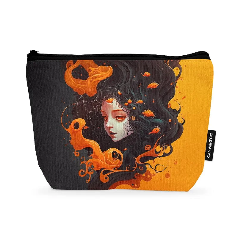 Studded makeup bag with a punk-rock edgeMakeup Pouch Lava Lady