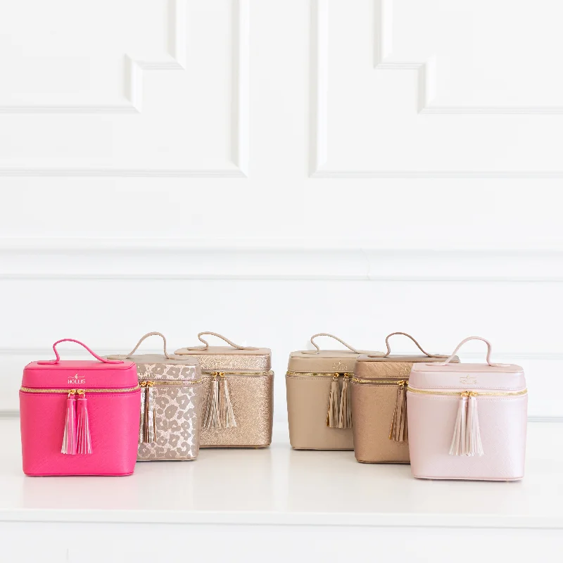 Makeup bag with a detachable pouch for easy sorting of itemsMINI Lux Collection