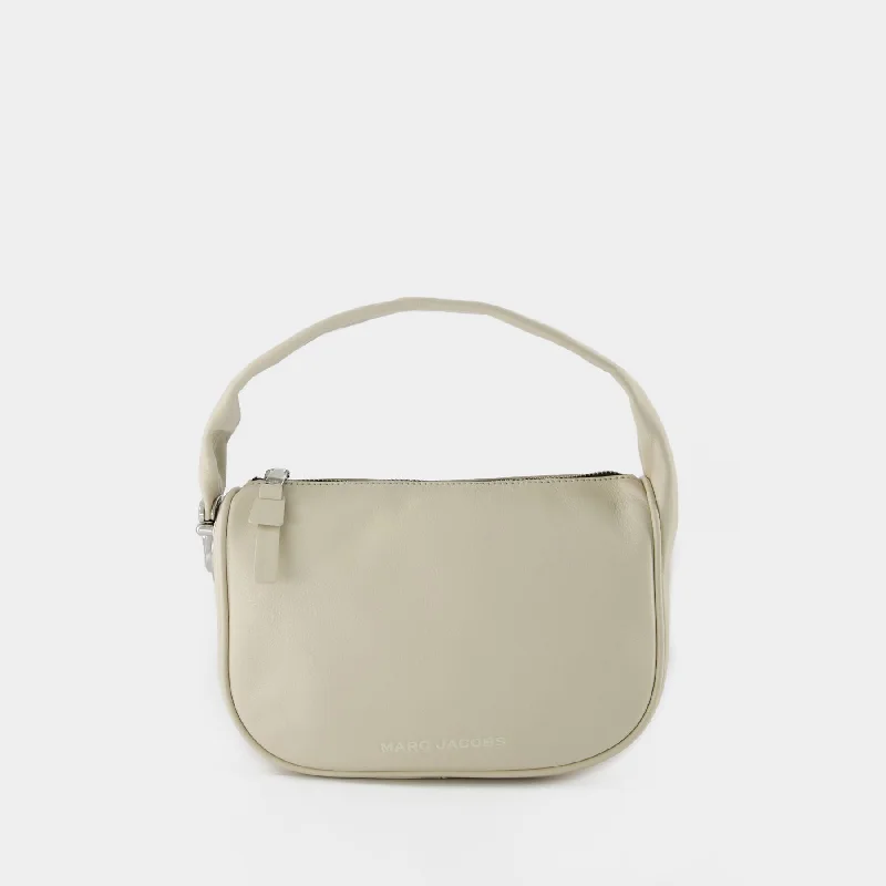 Hobo bag with a magnetic snap closure for easy accessPushlock Mini Hobo Bag - Marc Jacobs -  Cloud White - Leather