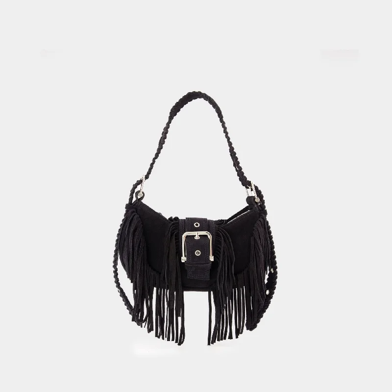 Studded hobo bag with a punk - rock edgeBrocle Hobo Bag - Osoi - Leather - Black