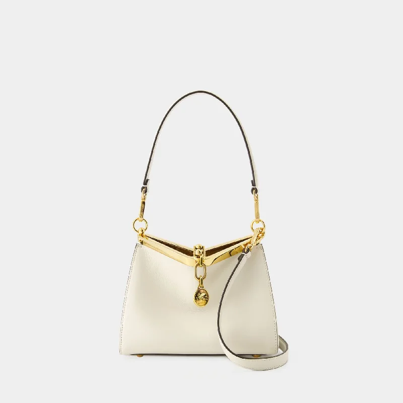 Embroidered hobo bag with intricate beadwork for a unique appearanceVela Hobo Bag - Etro - Leather - White