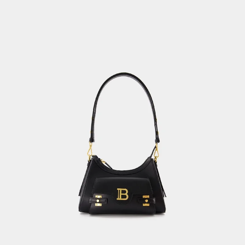 Color - blocked hobo bag with bold and contrasting colorsB-Buzz Shoulder Bag - Balmain - Leather - Black