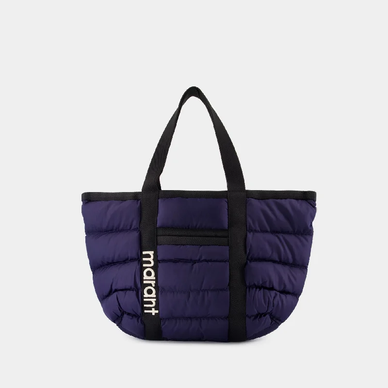 Color - blocked hobo bag with bold and contrasting colorsDarwen Shoulder Bag - Isabel Marant - Cotton - Blue