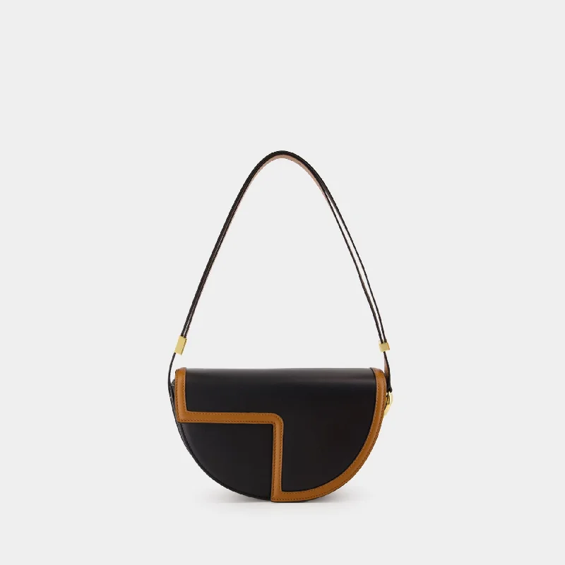 Plus - size hobo bag with a roomy interior for carrying essentialsLe Patou Bag Shoulder Bag - PATOU - Leather - Black