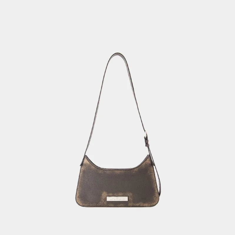 Studded hobo bag with a punk - rock edgePlatt Mini Shoulder Bag - Acne Studios - Leather - Brown