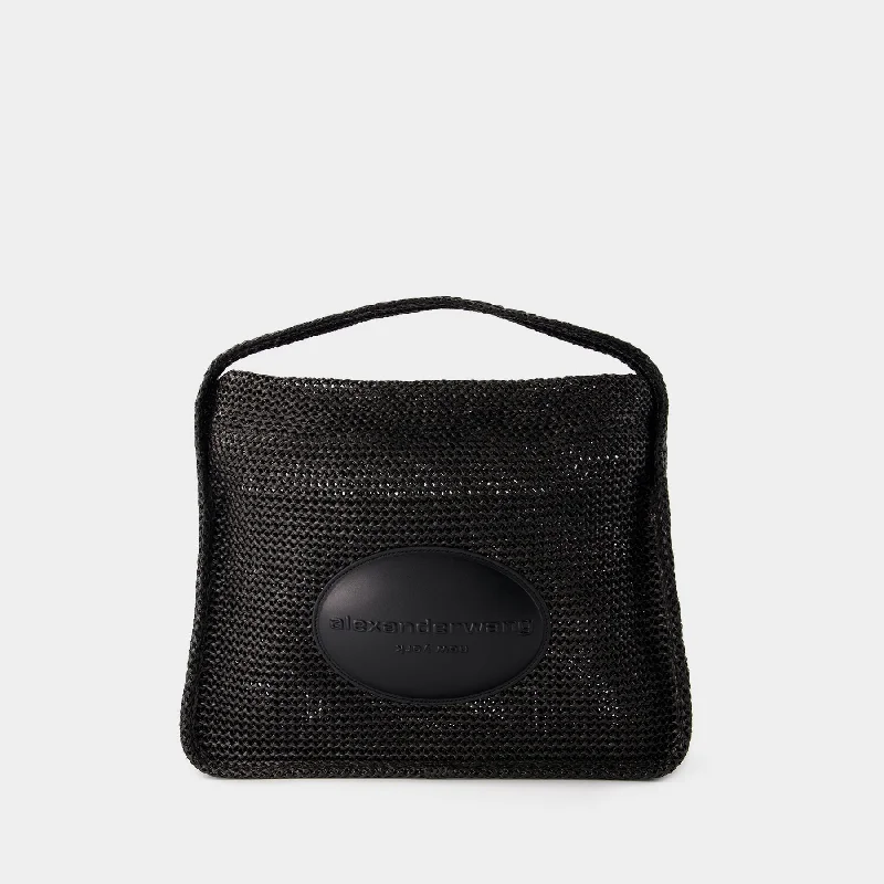 Hobo bag with a detachable pouch for extra storageRyan Large Shoulder Bag - Alexander Wang - Leather - Black