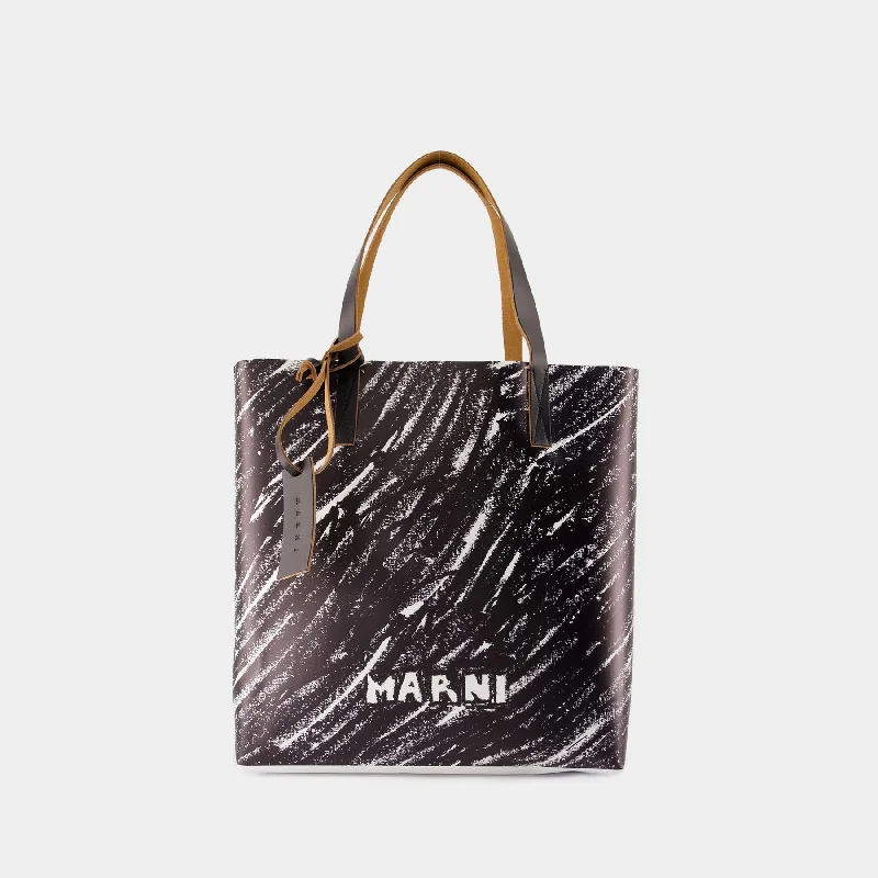 Hobo bag with a magnetic snap closure for easy accessTribeca Shoulder Bag - Marni - Synthetic - Black