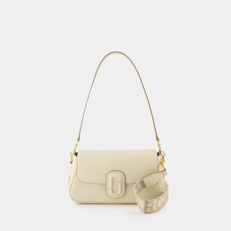 Lightweight nylon hobo bag with a waterproof coating for outdoor useThe Shoulder Bag - Marc Jacobs - Leather - White