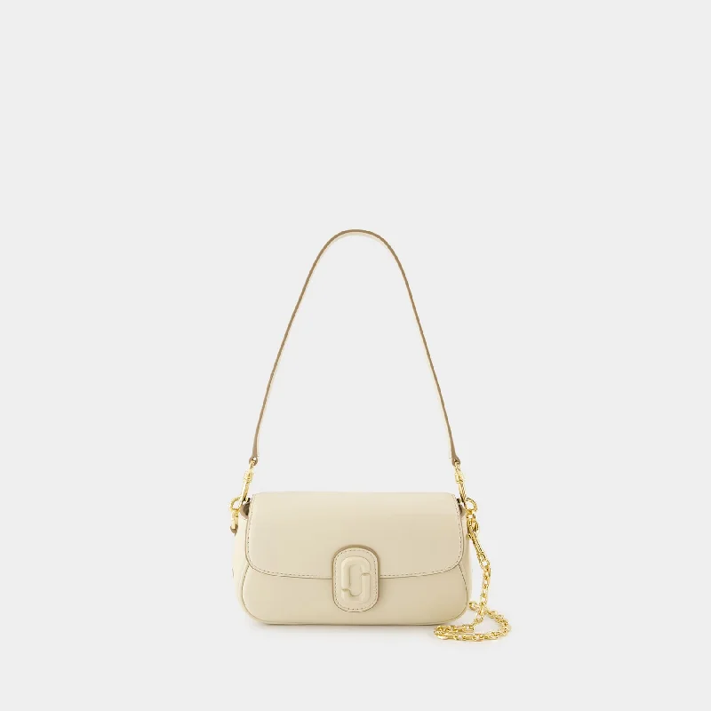 Soft suede hobo bag in a warm earth - tone color for autumnThe Small Shoulder Bag - Marc Jacobs - Leather - White