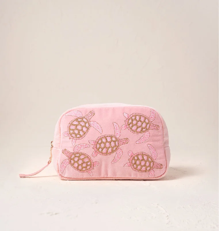 Studded makeup bag with a punk-rock edgeTurtle Conservation Makeup Bag