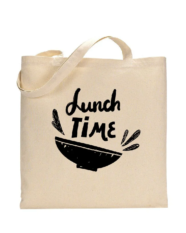 Tote bag with a hidden anti-theft pocket and RFID-blocking liningLunch Time Design - Bakery Tote Bags