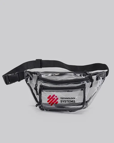 Plus-size tote bag with an extra-large capacity for carrying all essentialsCustom Three Zipper Clear Fanny Pack - Fanny Pack With Your Logo - HP1105