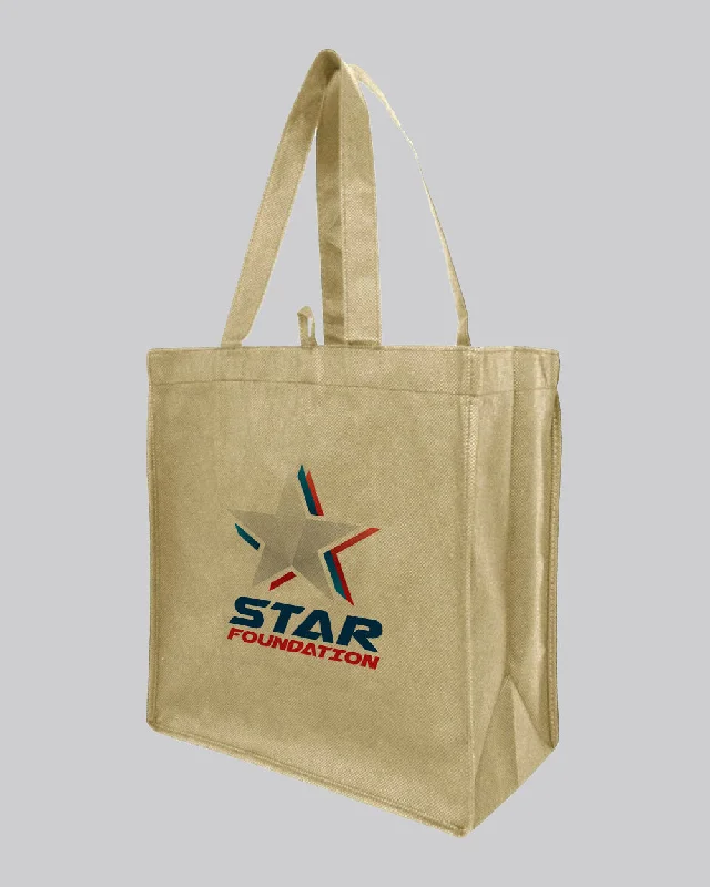 Waterproof nylon tote bag with a roll-top closure for outdoor useCustomized Affordable Small Tote Bags - Promotional Tote Bags