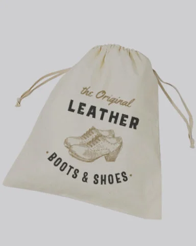 Convertible tote bag that can be worn as a shoulder or cross-body bagCustomized Cotton Shoe Bags - Personalized Shoe Bags With Your Logo - B160