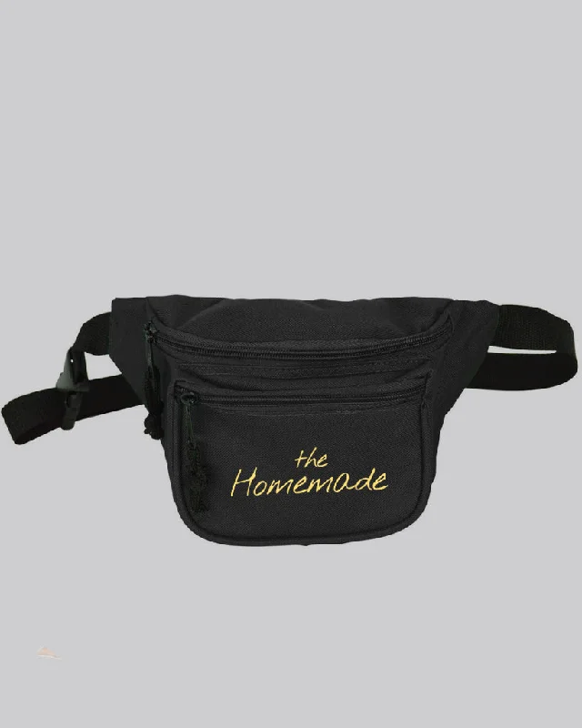 Tote bag with a tassel or fringe detail for a bohemian styleCustomized Eco Fanny Pack with Three Zippered Pockets - Personalized Fanny Pack With Your Logo - 1015