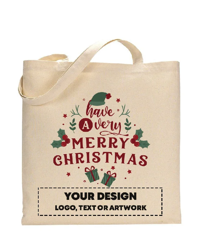 Studded leather tote bag with a punk-rock edgeHave a Merry Christmas Tote Bag - Christmas Bags