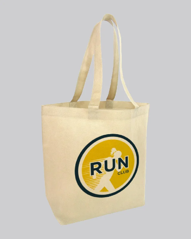 Tote bag with a detachable pouch for easy access to small itemsCustomized Logo Bottom Gusset Tote Bags - Promotional Tote Bags