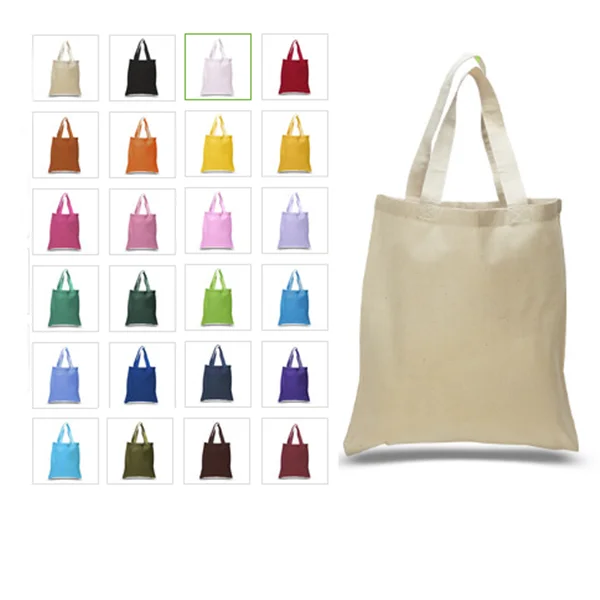 Color-blocked tote bag in bold primary colors for a fashion statementSet of 100 - High Quality Cotton Tote Bags TOB293