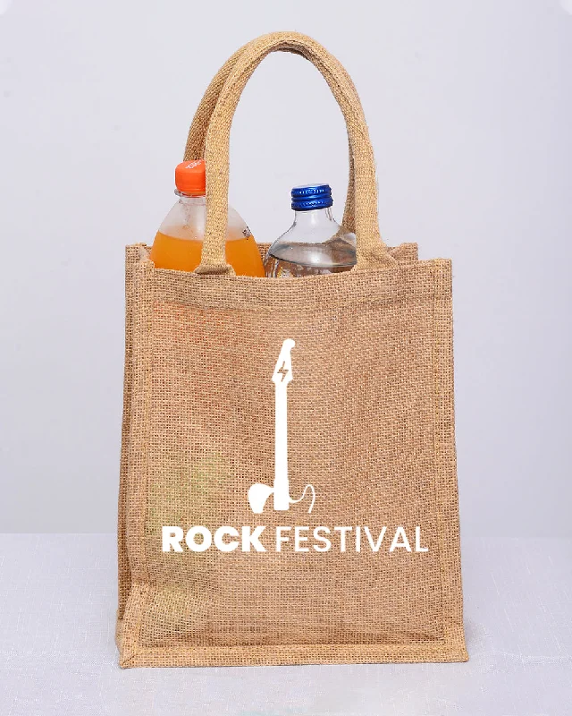 Waterproof nylon tote bag with a roll-top closure for outdoor useSmall Burlap Promotional Tote Bags - Customized Canvas Tote Bags With Your Logo - TJ887