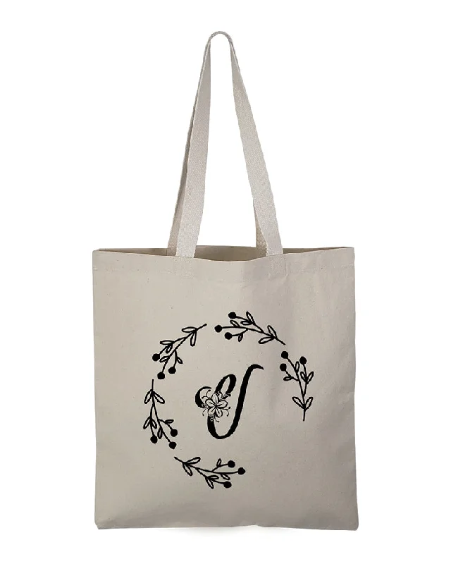 Convertible tote bag that can be worn as a shoulder or cross-body bag''V'' Letter Initial Canvas Tote Bag - Initials Bags