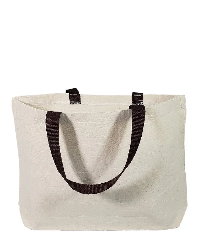 Tote bag with a detachable pouch for easy access to small itemsValue Promotional Tote Bag - Made in USA