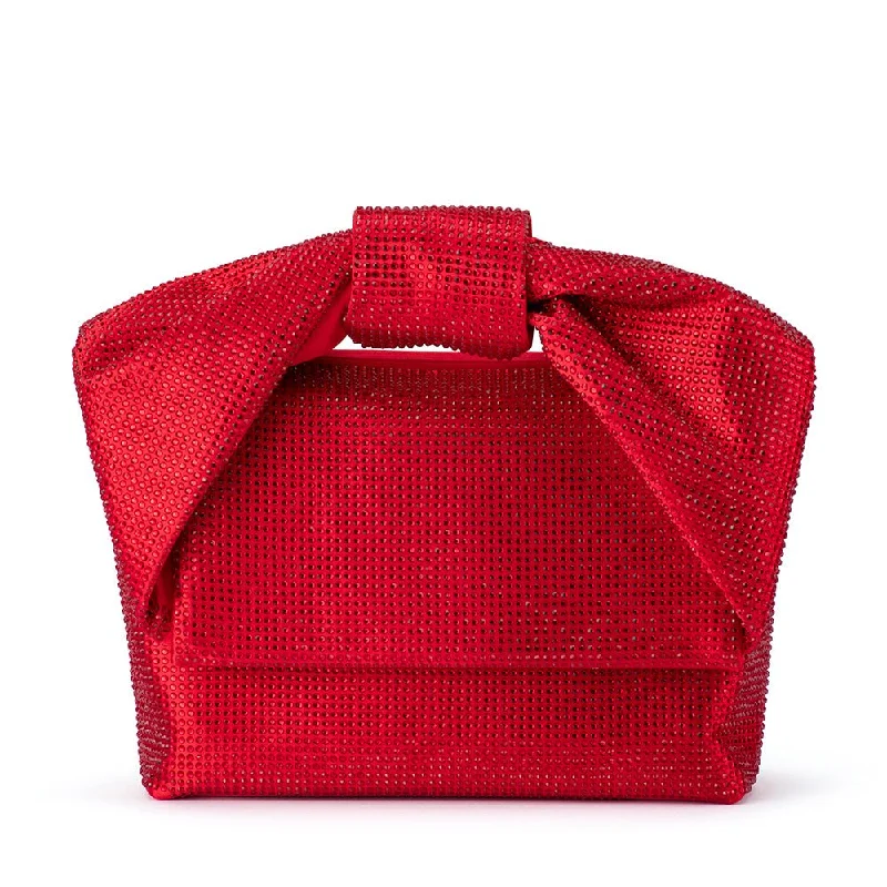 Handle bag with multiple interior compartments and a zippered pocket for organizationALINTA Hotfix Top Handle