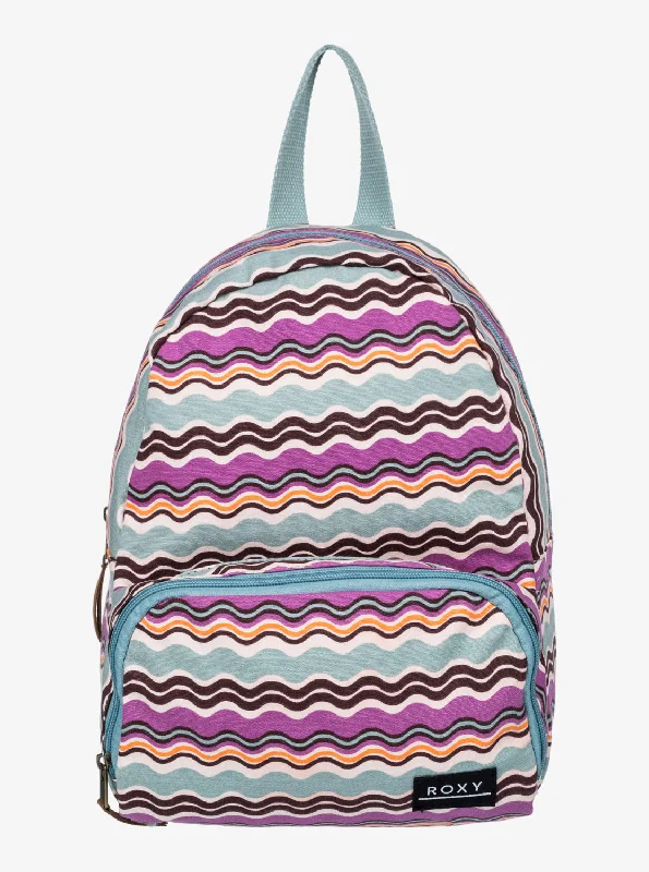 Canvas backpack with a colorful tie - dye pattern for a hippie - chic lookAlways Core Canvas 8L Extra Small Backpack - Pale Dogwood Flowy Mood