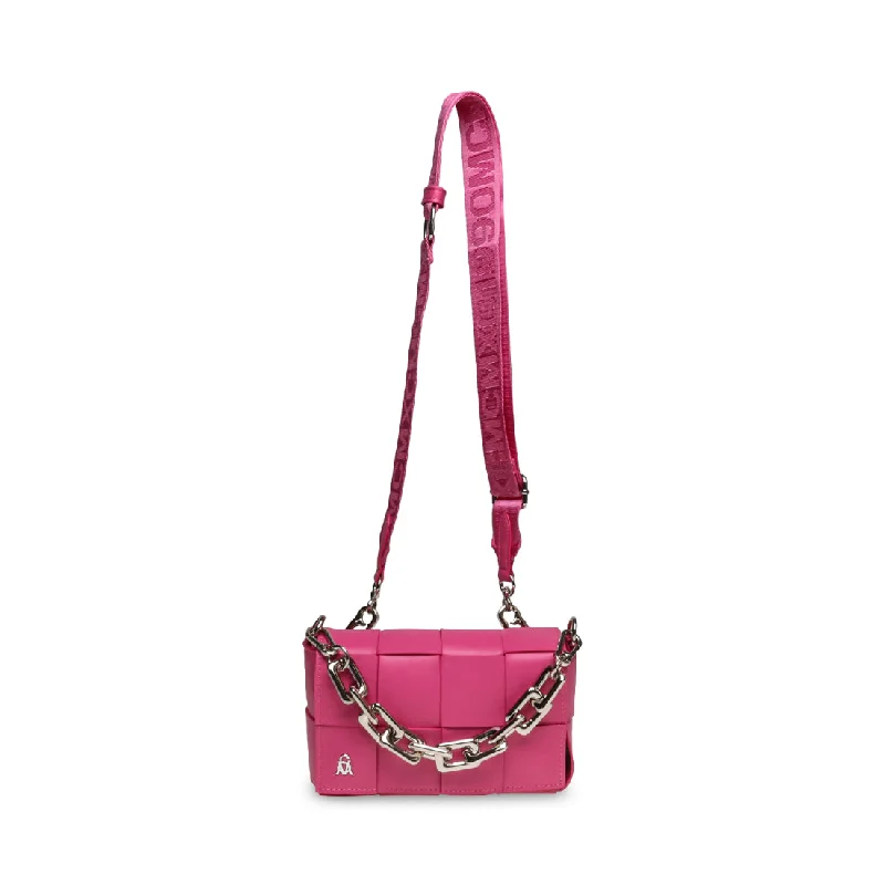 Leatherette crossbody bag with a quilted pattern for a sophisticated lookBCYRUS PINK