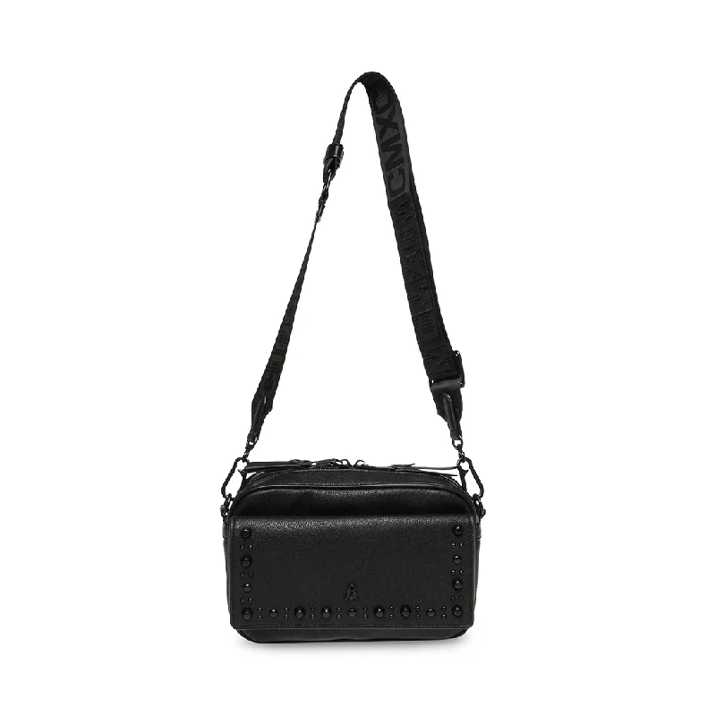 Studded crossbody bag with a punk - rock edgeBDELIGHT BLACK