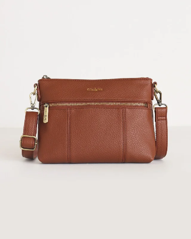 Vegan leather crossbody bag for eco - conscious consumersBlake Mini Crossbody - Tan