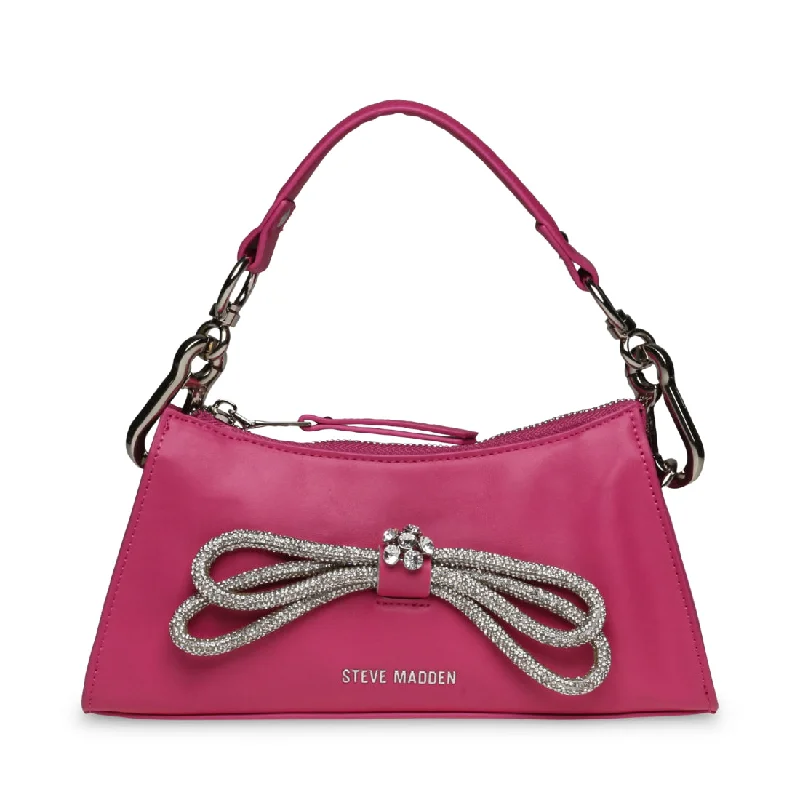 Convertible shoulder bag that can be worn as a cross - body bagBRITZY PINK