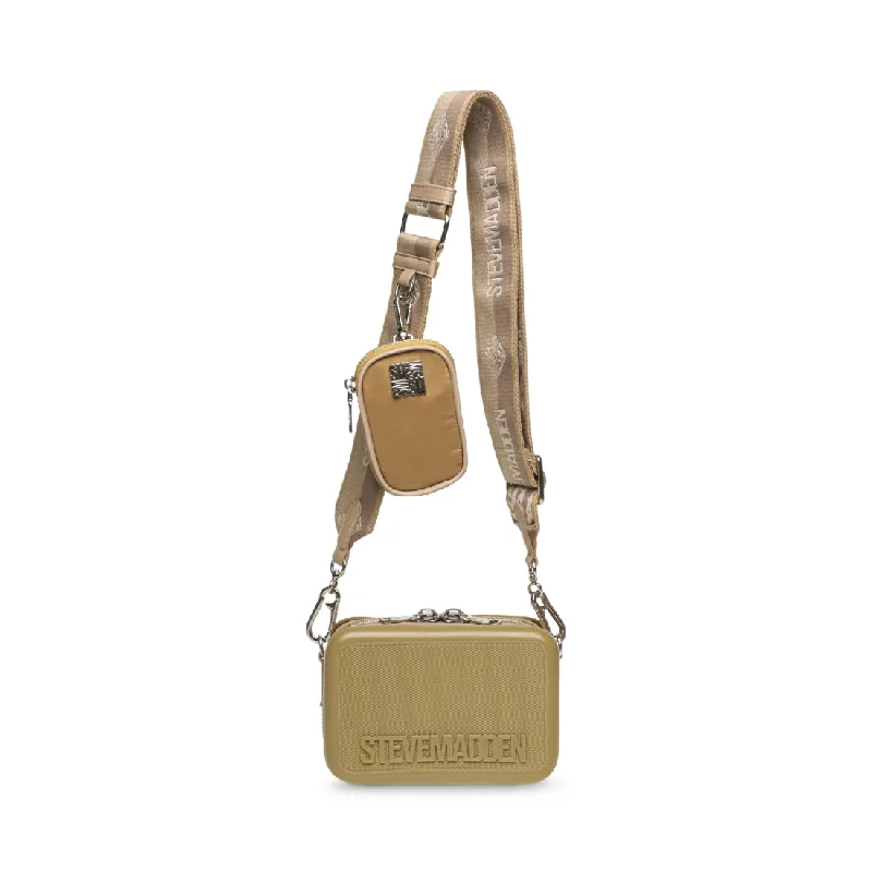 Vegan leather crossbody bag for eco - conscious consumersBSACHA GREEN