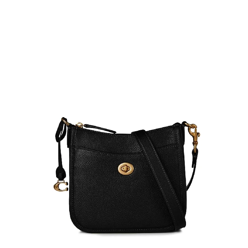 Crossbody bag with a hidden anti - theft pocket for securityCHAISE CROSSBODY IN SIGNATURE BAG