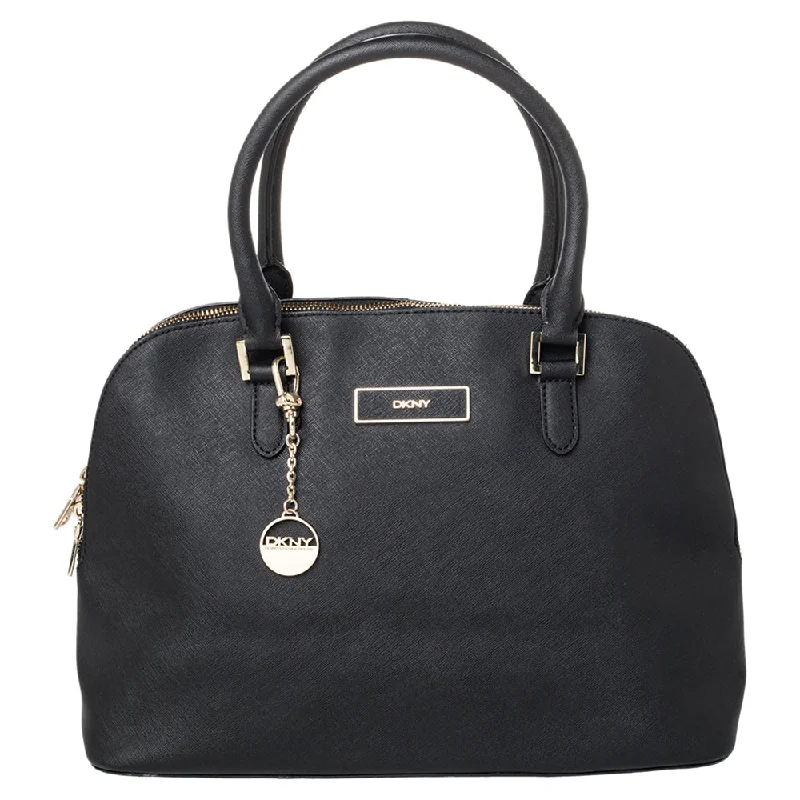 Satchel with a detachable strap for easy customizationDkny  Leather Satchel