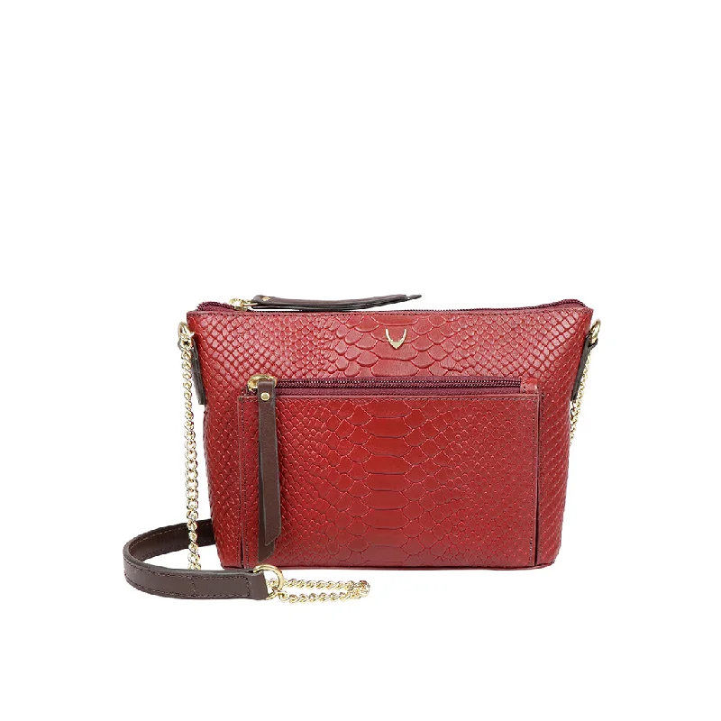 Two - tone clutch with a contrast color lining for added styleEE KUHULU 03 SLING BAG