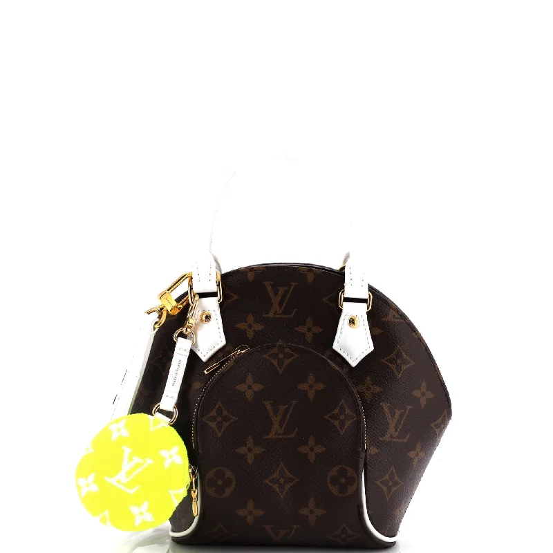 Women's leather satchel with a hand-stitched edge for a premium lookEllipse Bag LV Match Monogram Canvas BB