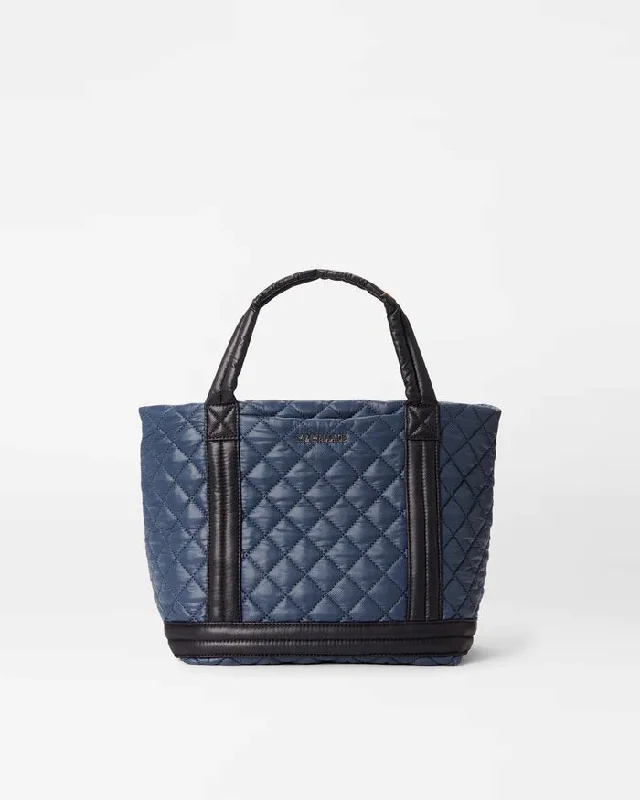 Studded handle bag with a punk - rock aesthetic for a bold fashion choiceEmpire Tote Small Navy/ Black