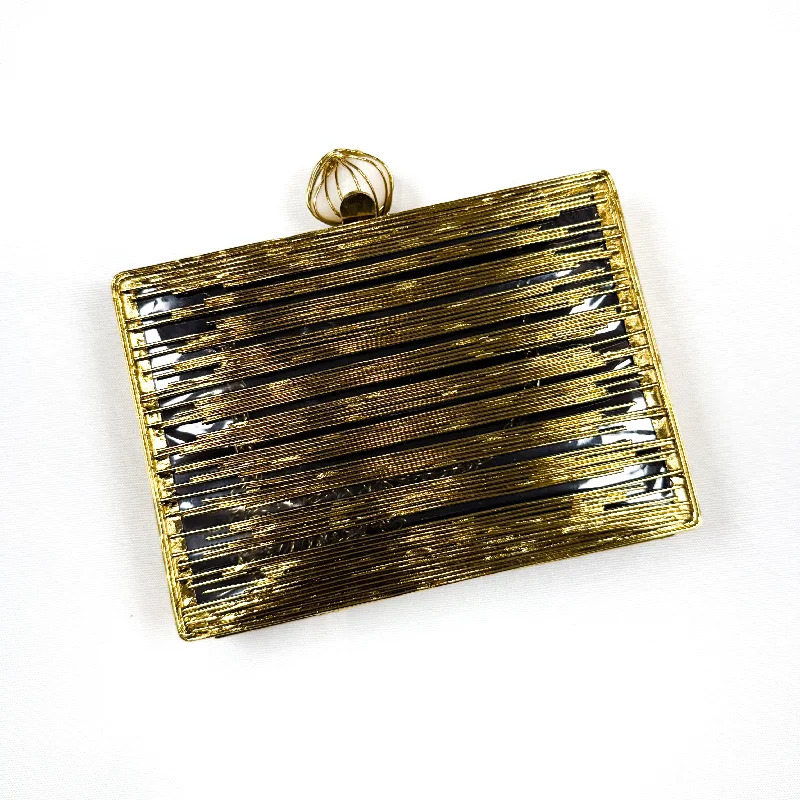 Miniature evening bag with a fold - over clasp for a compact optionERICA Clutch