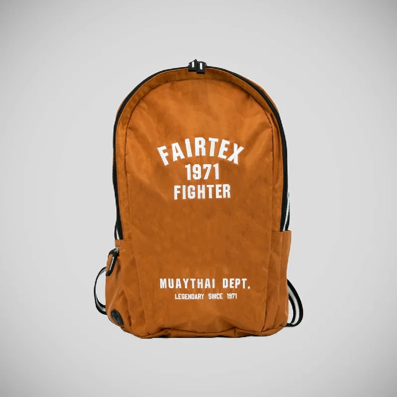 Backpack with adjustable straps and a padded back for comfortFairtex BAG18 Thai Tea Back Pack