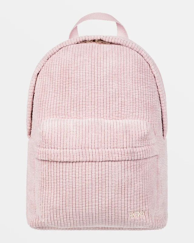 Metallic backpack with a shiny finish for a trendy evening accessoryFeeling Good Extra Small Corduroy Backpack - Lilac Chiffon