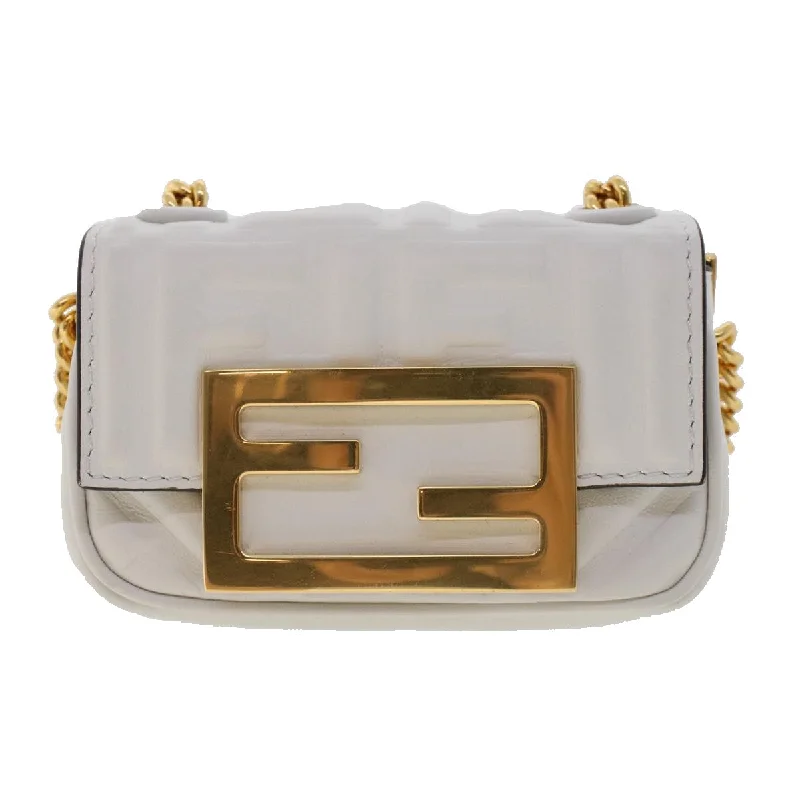 Shoulder bag with a hidden anti - theft pocket and RFID - blocking technologyFendi Leather Shoulder Bag (Pre-Owned)