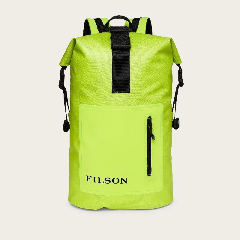 Color - blocked backpack with bold and bright hues for a fashionable appearanceDRY BACKPACK