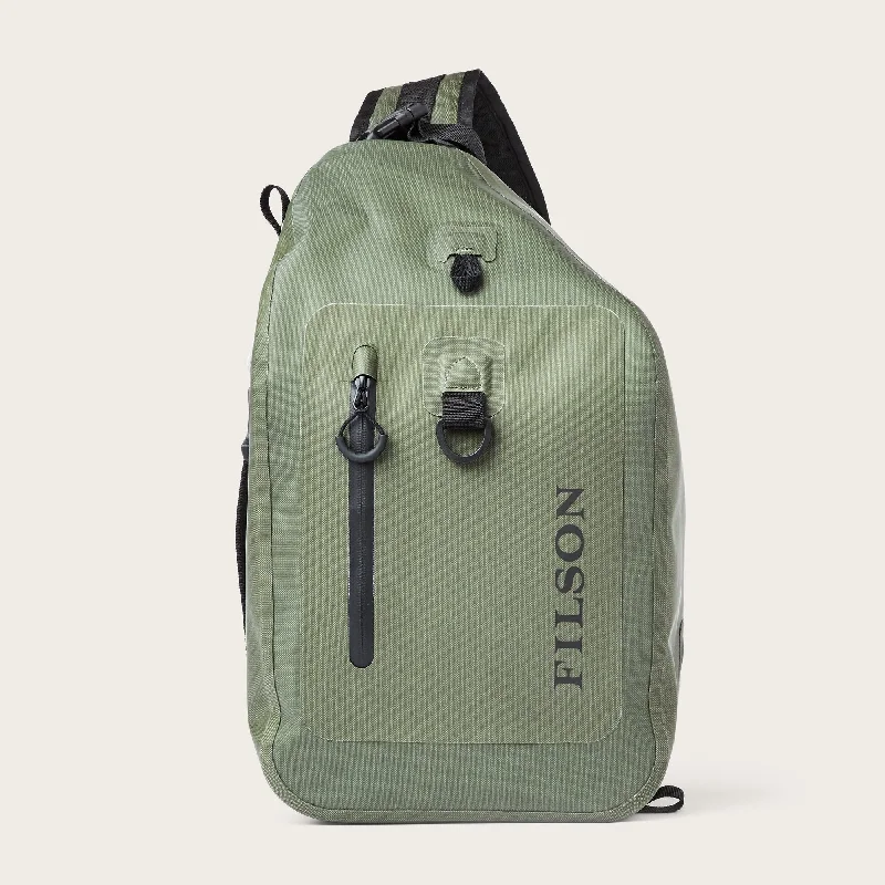 Backpack with a hidden anti - theft pocket and RFID - blocking technologyDRY SLING PACK