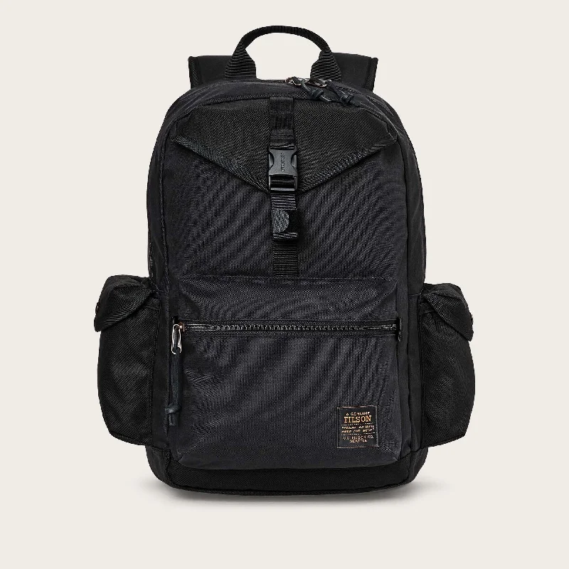 Laser - cut leather backpack with an intricate geometric designSURVEYOR 36L BACKPACK