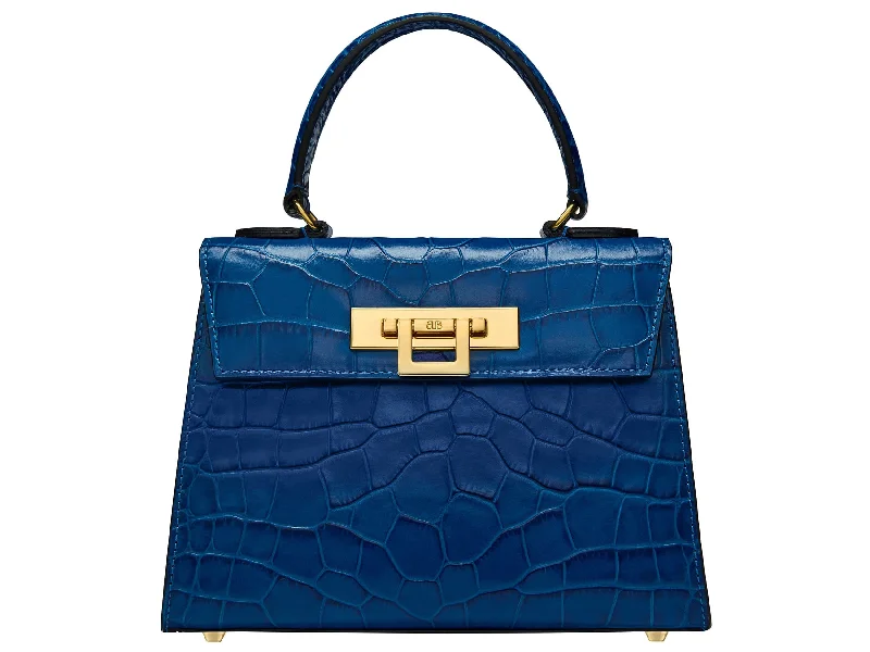 Shoulder bag with a detachable and adjustable strap for customized wearFonteyn Midi Orinoco - Cobalt